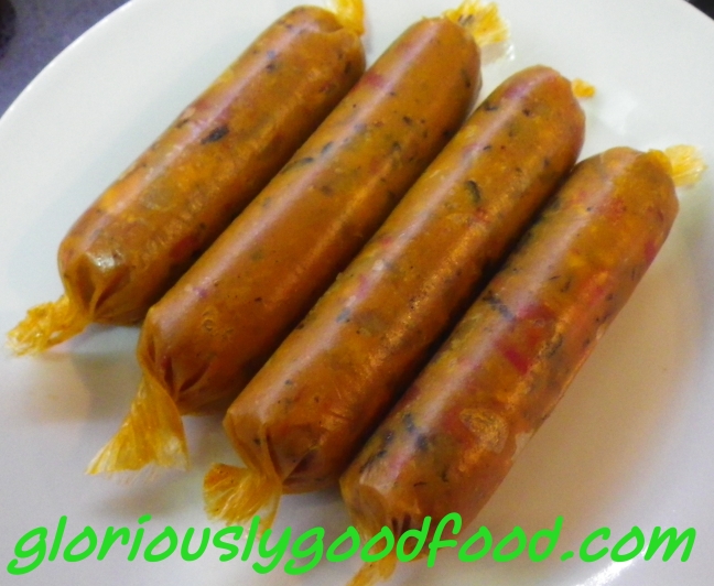 Vegetarian Sausage | Sweet potato caramelised onion sundried tomato with chilli