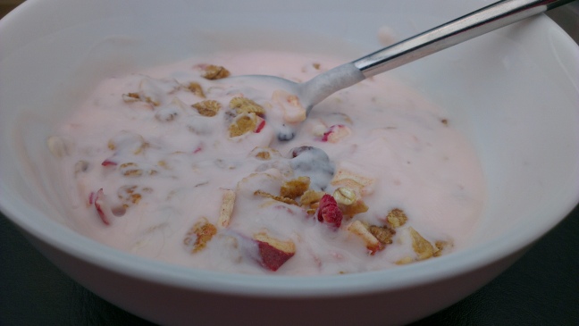 Dorset Cereals with Raspberry Yoghurt